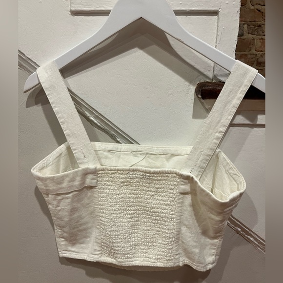 Abercrombie linen crop tank top - Picture 3 of 3